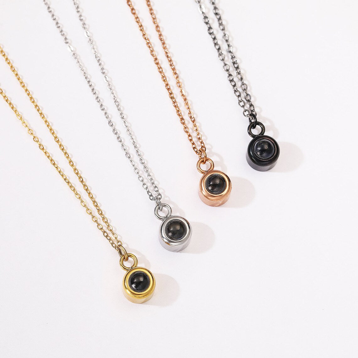Personalized Photo Projection Necklace